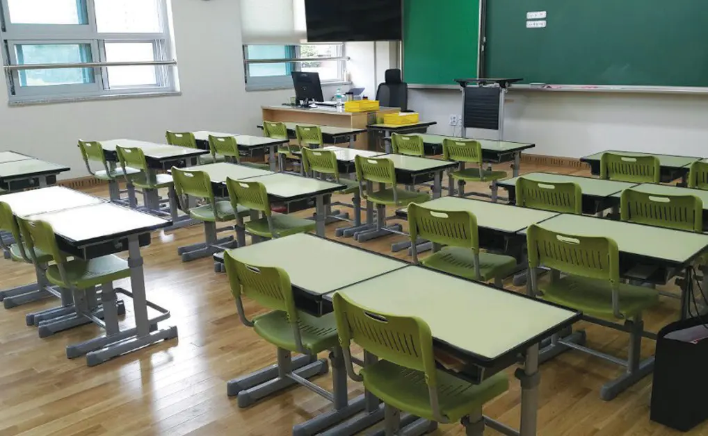 인천 용학초등학교 납품 현장